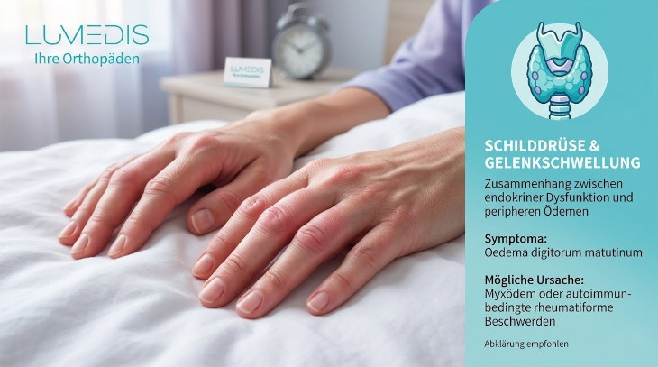 geschwollene Finger durch die Schilddrüse geschwollene Finger durch die Schilddrüse