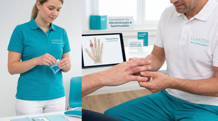 Finger geprellt Finger geprellt