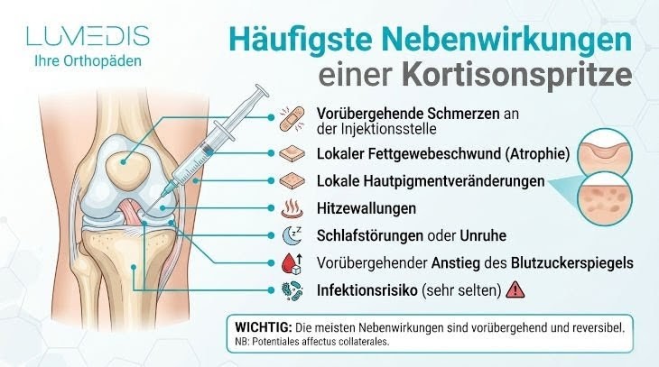Nebenwirkungen einer Kortisonspritze Nebenwirkungen einer Kortisonspritze
