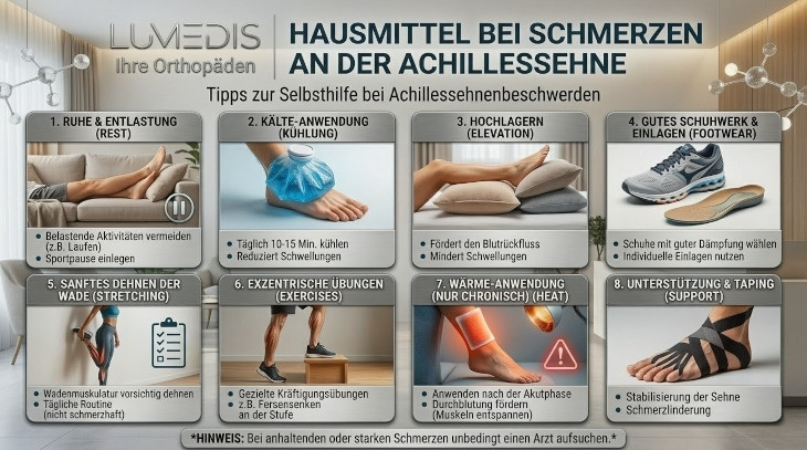 Hausmittel für die Achillessehne Hausmittel für die Achillessehne