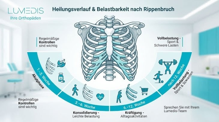 Wann ist ein Rippenbruch wieder belastbar? Wann ist ein Rippenbruch wieder belastbar?