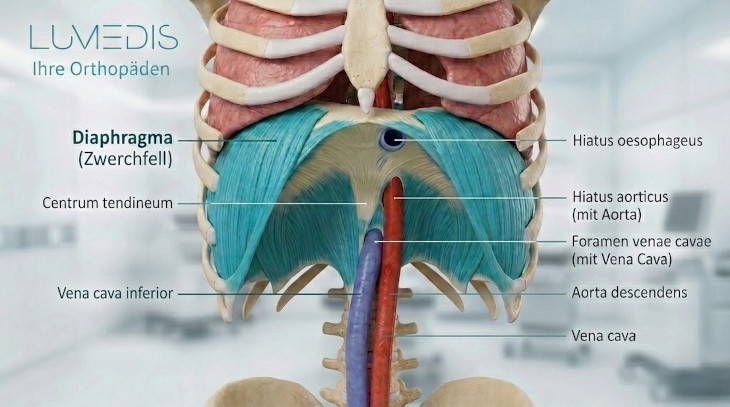 Anatomie vom Zwerchfell nach Lumedis Anatomie vom Zwerchfell nach Lumedis