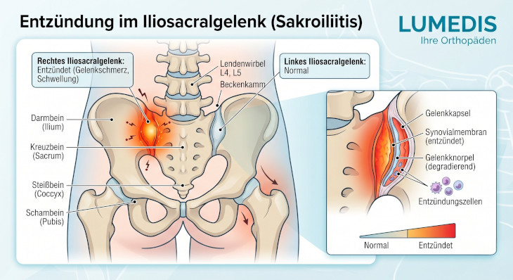 Entzündung des Iliosacralgelenks (ISG - Scroiliitis) Entzündung des Iliosacralgelenks (ISG - Scroiliitis)
