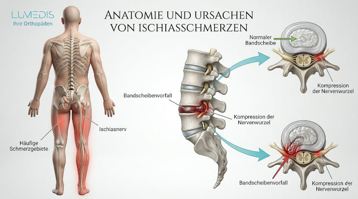Schmerzen am Ischias Schmerzen am Ischias