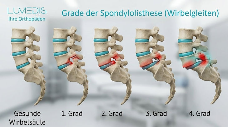 Grad 0 bis 4 Gleitwirbel Grad 0 bis 4 Gleitwirbel